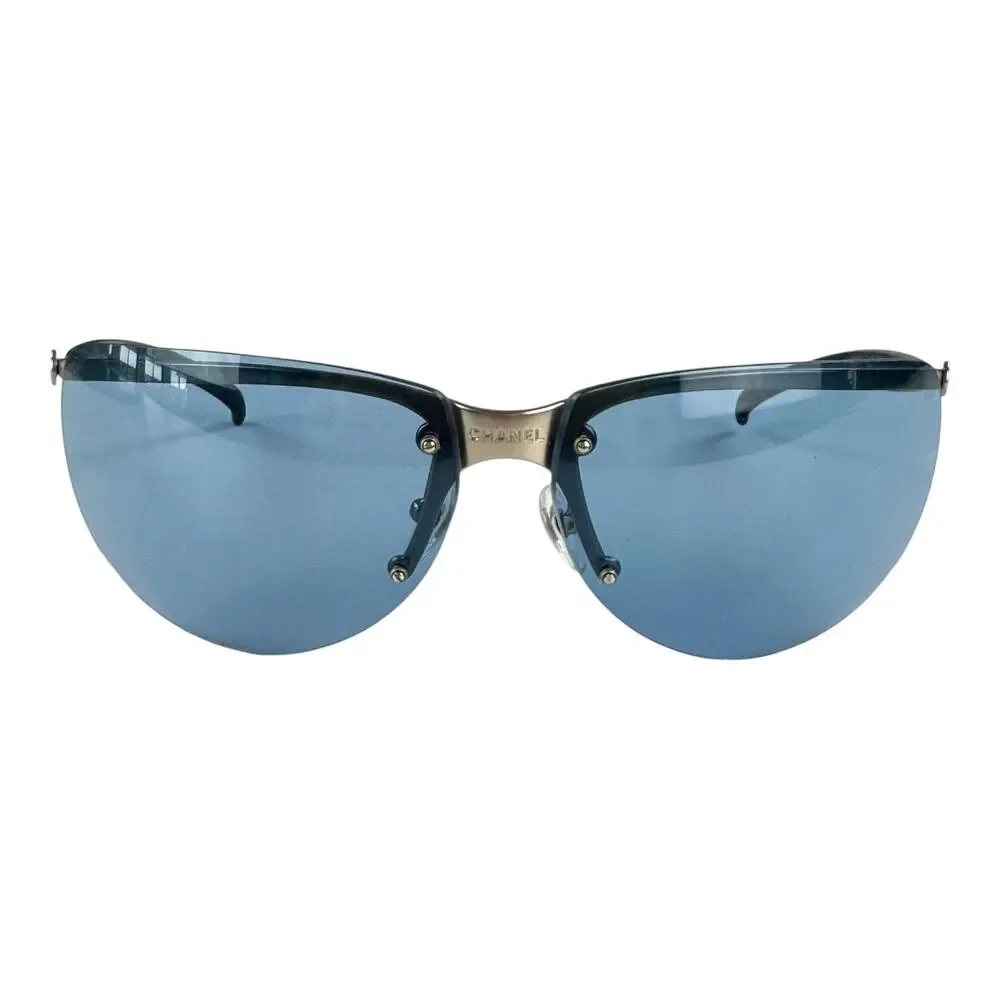 Chanel Vintage Blue Sport Sunglasses